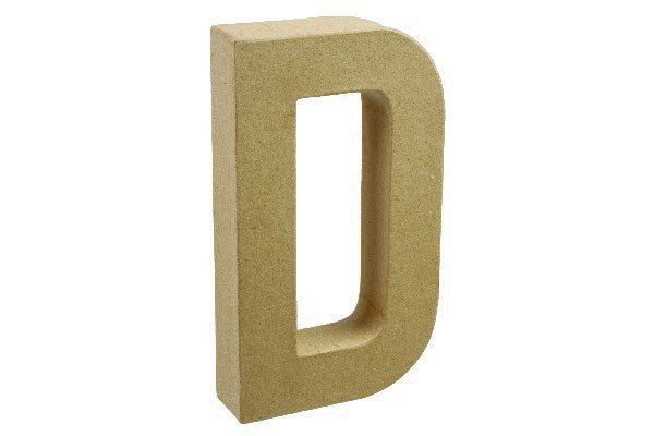 Papbogstav D H20cm B11,5cm